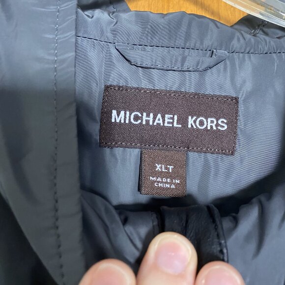 EUC Men's XL Tall Michael Kors Front Zip Jacket - Picture 2 of 6